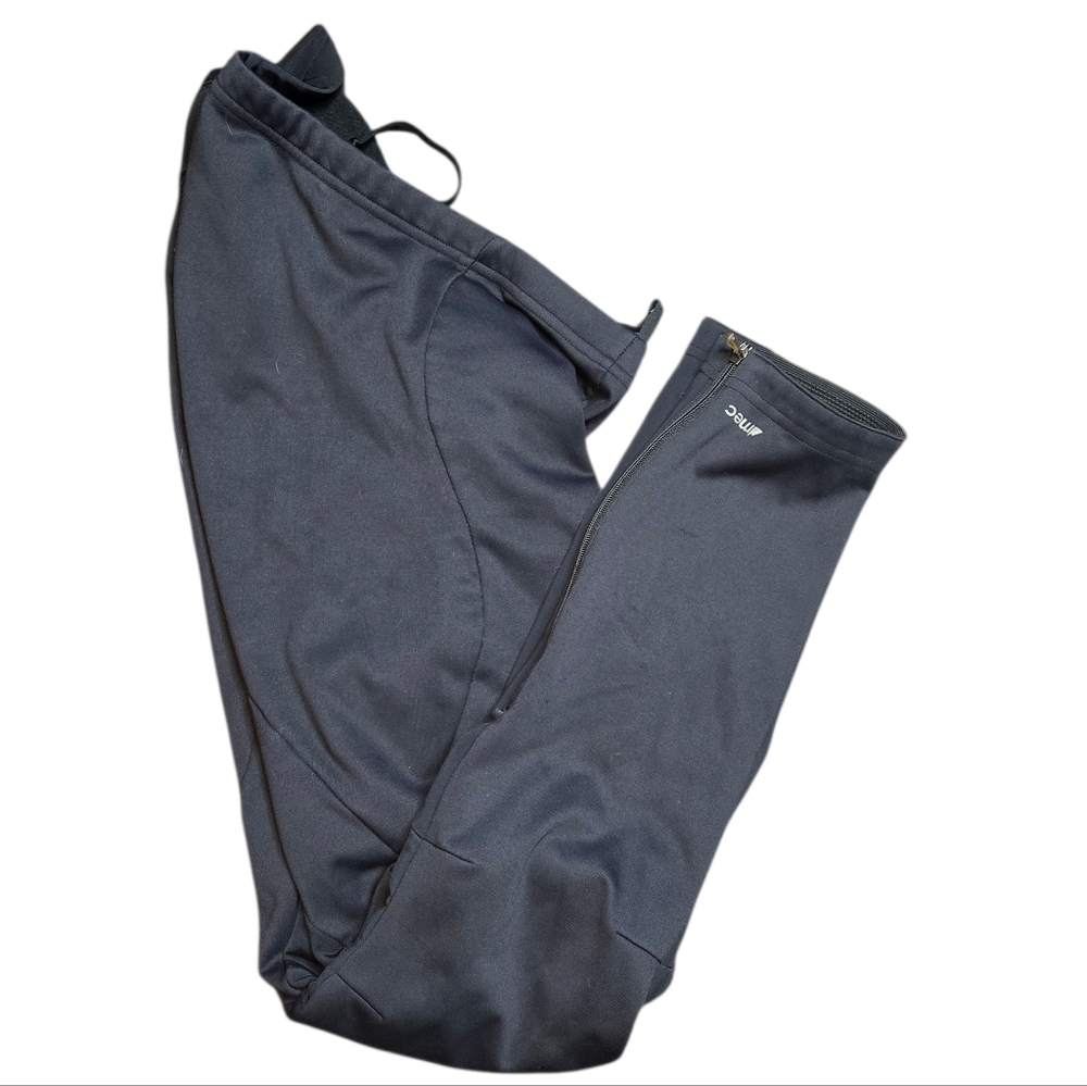 Original MEC Made in Canada Fleece Lined Performance‎ Leggings XL Ankle Zip